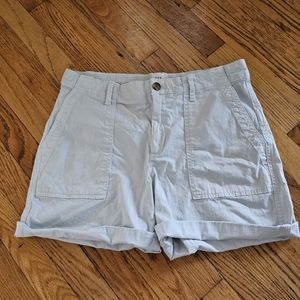 Gap- Girlfriend Chino Short- size 10 light mint